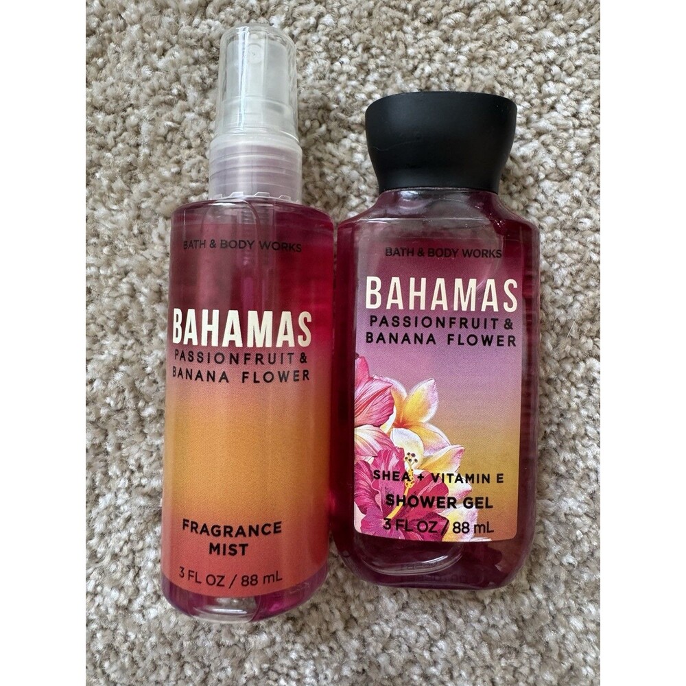 Bath & Body Works Bahamas 2 pc: shower gel, fragrance mist NEW Travel Size - Picture 1 of 2